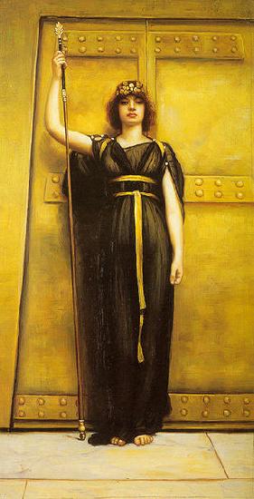 John William Godward A Priestess France oil painting art
